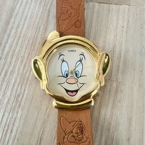 Vintage Timex Disney Dopey seven dwarfs watch NEW BATTERY